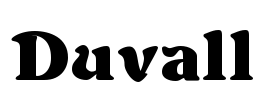 Duvall Font Image