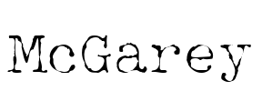 McGarey Font Image