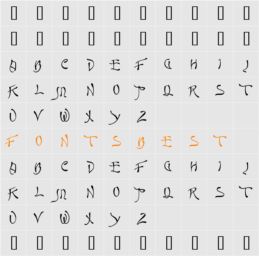 Quasi Character Map