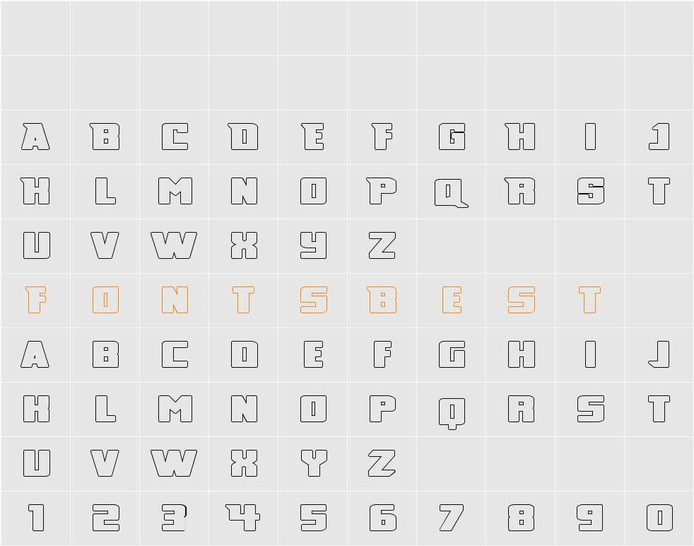 Broad Daylight Character Map