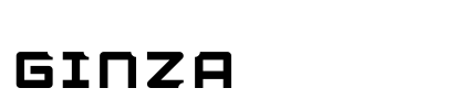 GINZAdemo Font Image