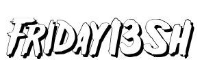 Friday13SH Font Image