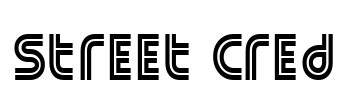 Street Cred Font Image