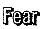 Fear Font Image