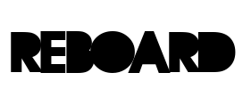 REBOARD Font Image