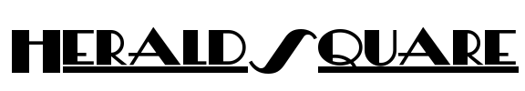 HeraldSquare Font Image