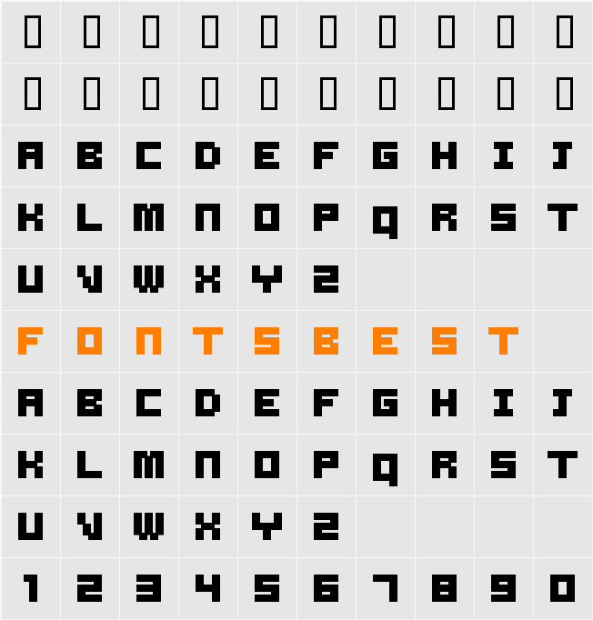 Samson Character Map