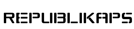 Republikaps Font Image