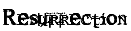 Resurrection Font Image