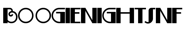 BoogieNightsNF Font Image