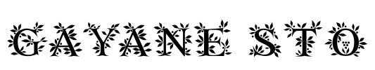 Gayane StO Font Image