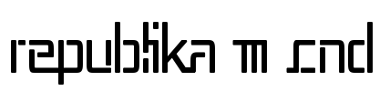 Republika III Cnd Font Image