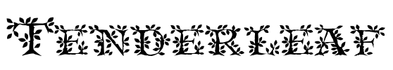 Tenderleaf Font Image