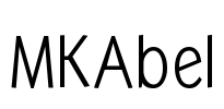 MKAbel Font Image