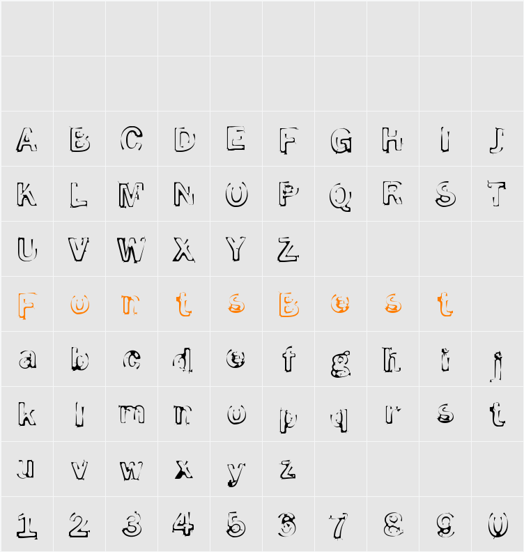 Smoke-Disturbed Character Map