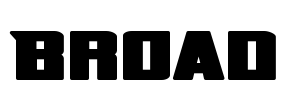 Broad Font Image