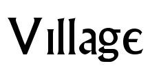 Village Font Image